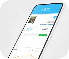 Temperature monitor device