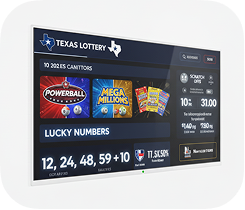 Lottery TV display