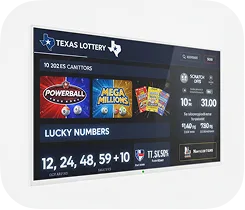 Lottery TV display