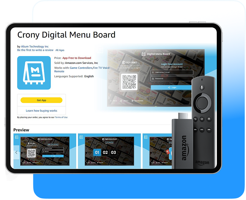 CronySoft Loyalty Analytics Dashboard on tablet